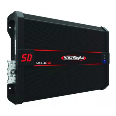 1 Canal 5000W RMS 2 Ohms SD5000.1D EV Módulo Amplificador Soundigital Evolution II 