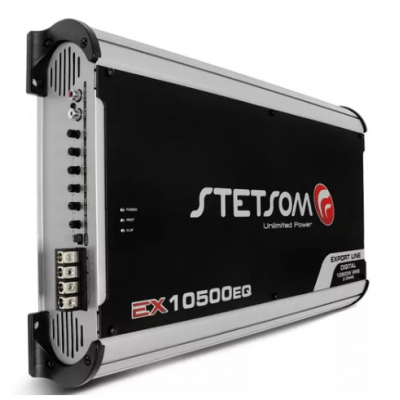 1 Canal 10500W RMS 1 Ohm EX10500 EQ Módulo Amplificador Stetsom Export Line