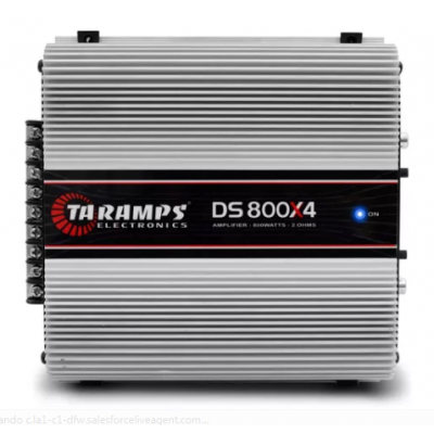 4 Canais 800W RMS 2 Ohms DS800X4 Módulo Amplificador Taramps Stereo RCA